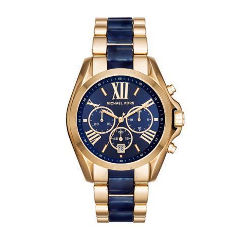 mk6268 michael kors|Michael Kors Bradshaw Blue Dial Chronograph Men's Watch .